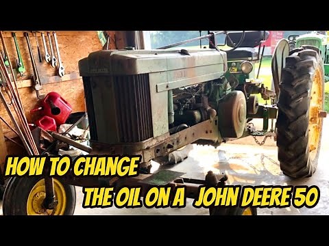 How to change the oil on a John Deere 50 (60 & 70) & shoutouts