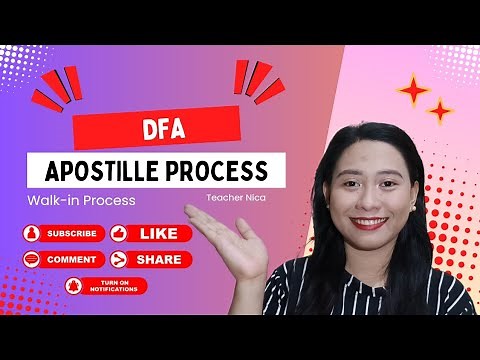 Apostille Process (DFA)