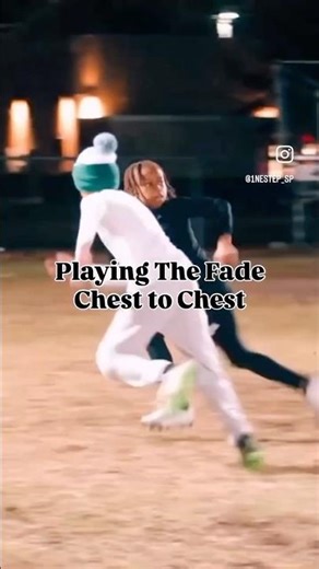 Learning how to play the back shoulder fade #football! #defensiveback #training #cornerback #fade