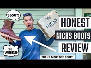 NICKS BOOTS REVIEW 2022 *Honest* Moc Toe Boot Review