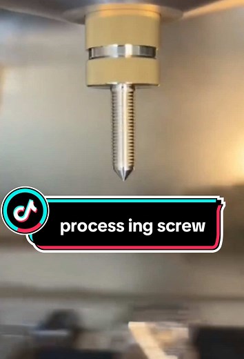 Machine a screw.#luzhong #luzhong #cnc #fiveaxis #milling #processing #vertial #gantrymachine #process #tutorial #factorywork #testrun #relaxing