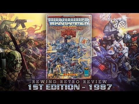 Warhammer 40K 1st Edition 'Rogue Trader' (1987) RULEBOOK Rewind Retro Review - Look inside!