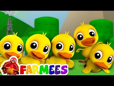 "Sing Along! 🎵 Five Little Ducks Lyrics & Fun Dance Moves for Kids - Let’s Rock the Nursery Rhymes!"