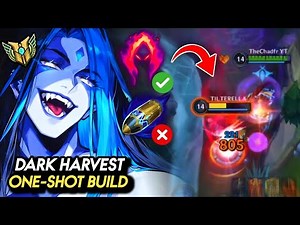 Wild Rift: WHY DARK HARVEST IS THE BEST RUNE FOR KAYN! (S19 ONE SHOT BUILD)