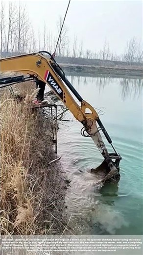 Sludge to Supper: How a Backhoe's Bucket Becomes a Fishing Net
