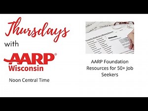 AARP Foundation Resources for 50+ Job Seekers