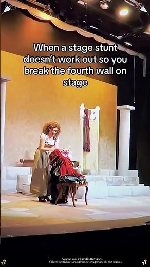 Interesting moments in the theater 😂😂#theatre #fails #theatrefails #improvisation #fyp
