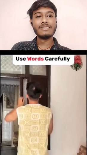 1.8K views · 61 reactions | Use words carefully 藍樂 . Follow kro please let me Follow Please follow kro target  1m 365 day . chelenge. Day 32 #trending #reaction #reelsinstagram #short #shorts #amazing #funniestvideo #comedyreels #dehatisachincome #trendingreels | Vikash Kumar | Facebook