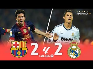 Barcelona 2 x 2 Real Madrid (Messi x C. Ronaldo) ● La Liga 12/13 Extended Goals & Highlights ᴴᴰ