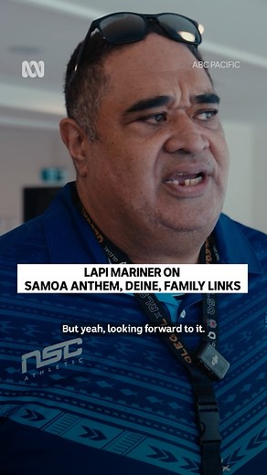 A moment to remember! Pacific music legend Lapi Mariner surprised his family, especially his son, Toa Samoa player Deine Mariner, when he sung Samoa's national anthem for Fetu and Toa Samoa on Sunday. 🎶🇼🇸 Lapi shares what it means to sing for his nation, and the pride of watching his son wear the Samoan jersey. Plus, what's the connection between Deine Mariner and Caleb Clarke? 👀🇼🇸 #ToaSamoa #FetuSamoa #LapiMariner #DeineMariner | ABC Pacific