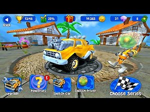 Championship Rhino 1000 HP 2021 Game Play | B'zorp | Beach Buggy Racing 2014