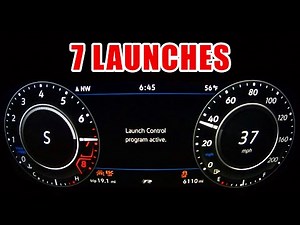 2019 Golf R Stage 2 Launch Control Acceleration MK7.5 | 7 LAUNCHES