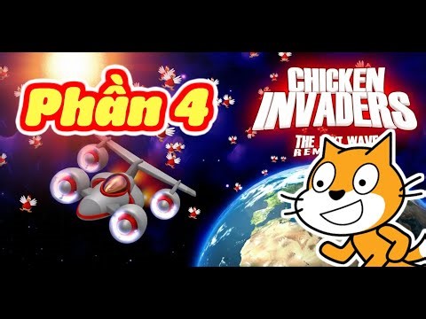 Hướng dẫn Làm Game Chicken Invaders (Bắn Gà) bằng Scratch || Phần 4: Tạo bầy gà đẻ trứng liên tục