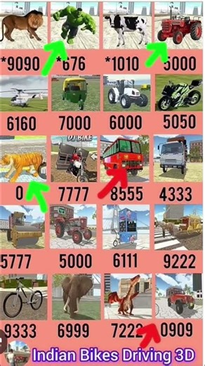 Indian bike driving 3D table cheat code