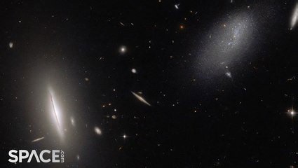 Hubble captures amazing views of amorphous and lenticular galaxies