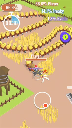 Harvest.io-3D Farming Arcade All Level Android and iOS Gameplay- 6 Walkthrough|Babu Bhaiya Gamer YT