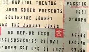 Dec 31, 1977: Southside Johnny & The Asbury Jukes / Bruce Springsteen & The E Street Band at Capitol Theatre Passaic, New Jersey, United States | Concert Archives
