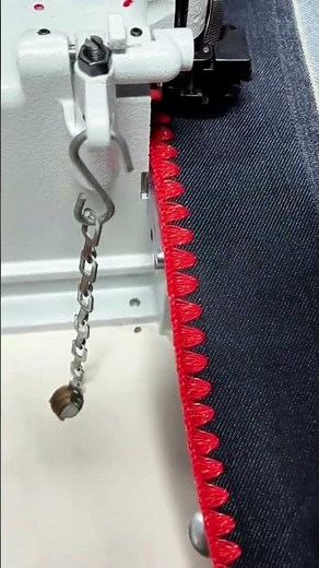 A powerful sewing machine for thick fabrics