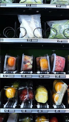Automatic Fruits & Vegetable Vending Machine|Smart Vending|Cashless Vending
