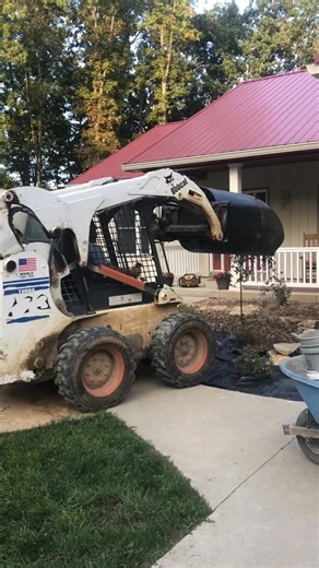 Landscaping with the THE FUNNEL BUCKET. It's a back saver! Available in 4' and 5' lengths. | Victor Pipe & Steel, Inc.
