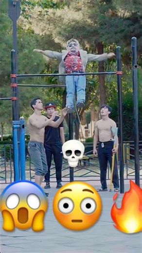 Static Old man Workout prank 25kg Cane 😱🔥🔥😳