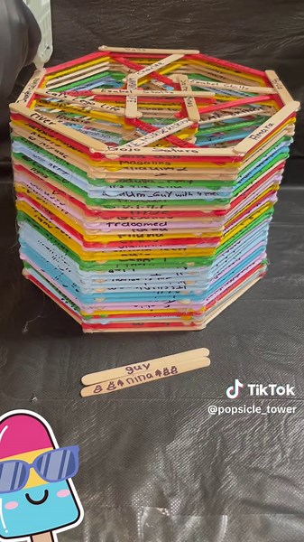 DAY 16 and things are getting… dark. 💀🍦 We’re still stacking this popsicle tower to the SKY, but the comment section? Absolute madness. From existential dessert questions to emotional glue sticks—y’all are UNHINGED and I love it. COMMENT if you want to be a stick, FOLLOW to join the chaos, and SHARE so we can keep growing this beautiful monstrosity. 🏰🔥 This tower has more structure than your last relationship. Just saying #day1 #popsicle #popsiclesticks