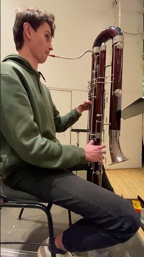 contrabassoon solo in a symphony orchestra