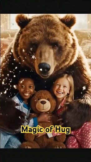 The Magic of a Hug #ai #familyfun #teddybear #shortsviral