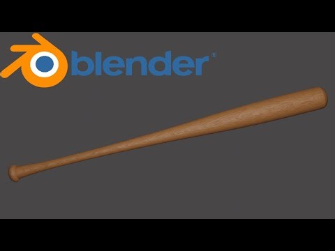 Blender | Baseball Bat 3D Modeling Timelapse
