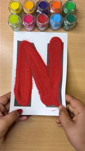 Satisfying Netflix Logo Sand Art 🎬 Relaxing ASMR #shorts