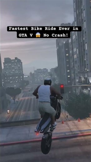 Fastest Bike Ride Ever in GTA V 😱 No Crash!