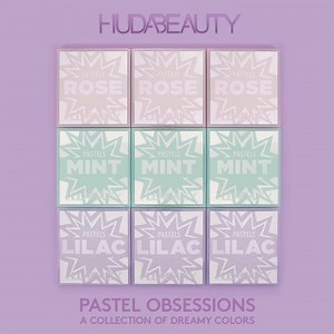 78K views · 78 reactions | PASTEL OBSESSIONS  Inspired by Huda’s latest fashion obsession for pastels colors, each palette offers versatile looks from subtle to vivid & colorful 濾栗‍♀️ | Huda Beauty | Facebook