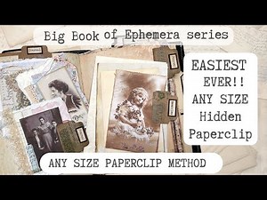EASIEST any size hidden paperclip works with ANY size paperclip