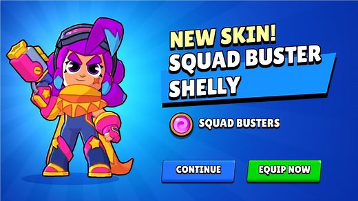 How to get free Squad Busters Shelly Skin in Brawl Stars