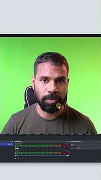 Remove Green Screen in OBS Studio 🔥 Add Any Background! GreenScreen background Shorts