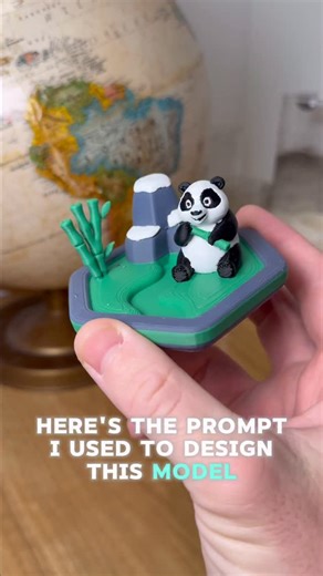 printpal | How to design this 3D model with one simple prompt #3dprinting #3dprint #3dprintingideas #etsysellers | Instagram