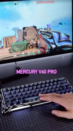 209K views · 83 reactions | Level up your gameplay with the Mercury V60 Pro! Experience 0.005mm Rapid Trigger, SOCD, and smooth UFO switches for ultimate precision  . . . . #gravastar #gravastarV60Pro #V60Pro #UFOSwitch #magneticswitch #Halleffectswitch #HallEffect #HEkeyboard #RapidTrigger #gamingkeyboard #keeb #gaming | GravaStar | Facebook