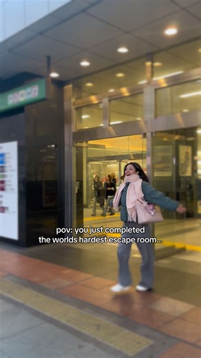 The hardest escape room in Japan🥲 #japan #travel #japaneseculture #shinjuku #fyp