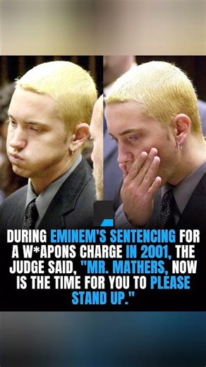 EMINEM 2001 COURT MOMENT: JUDGE SAID MR. MATHERS, NOW IS THE TIME FOR YOU TO PLEASE STAND UP🎤#eminem
