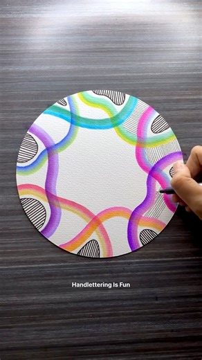 Abstract lettering artwork!😍 #reelsfb #calligraphy #handlettering #lettering #art #artwork #watercolor #explore #fblifestyle | handlettering.is.fun