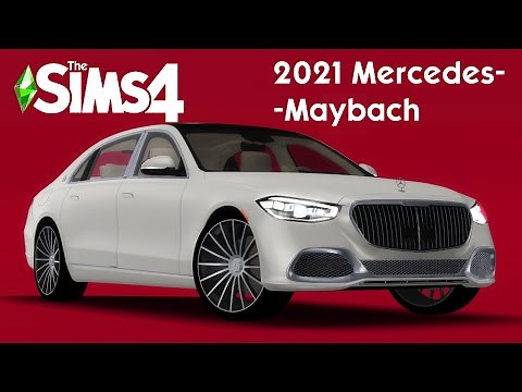 2021 Mercedes-Maybach S-Class - The Sims 4 Realistic cars by Breeze Motors