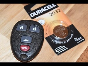 2006 - 2012 Chevy Cobalt / Malibu / Aura / Sky key fob battery replacement - EASY DIY