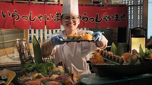 A taste of Japan awaits you at Kusina Sea Kitchens! The Ichiban section features a variety of dishes that highlight the best of Japanese cuisine, from sushi and sashimi to tempura and more. Each bite is a testament to the skill and dedication of our chefs, who bring the flavors of Japan to life with every dish. Join us for a dining experience that is as delightful as it is delicious! | Hilton Manila Newport World Resorts