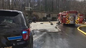 Fire engulfs section of Tryon church
