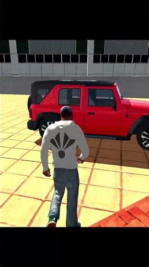 Franklin Modified Mahindra Thar || Indian Bike Driving 3d #shorts #viral #gta