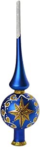 Starry Glass Christmas Tree Topper (Blue)
