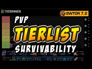 SWTOR PVP TIER LIST (Best Classes for Survivability)