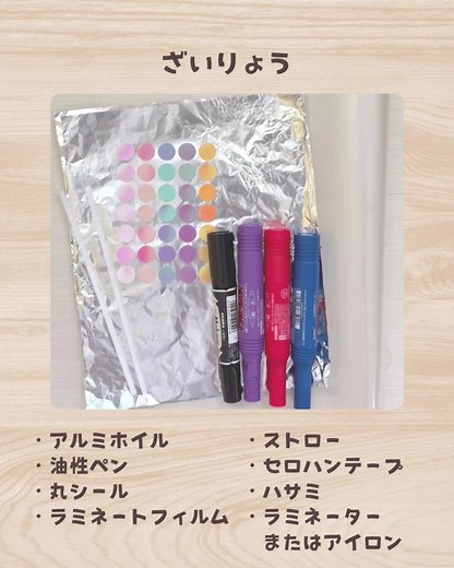 アルミホイルで作るふしぎ風船の製作アイデア