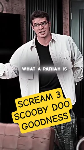 SCREAM 3 Rated R Scooby Doo Goodness #scream3 #scream #ghostface #horror