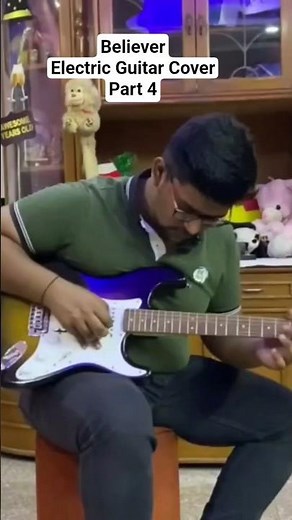 Imagine Dragons – Believer 🔥 Electric Guitar Performance #Shorts #guitar #music #electricguitar